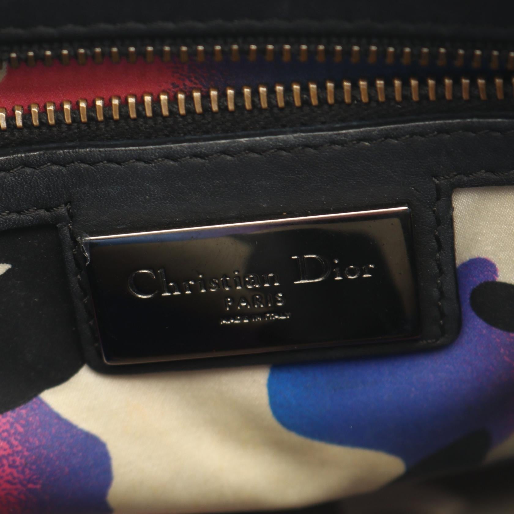 ディオール LADY DIOR レザーハンドバッグ