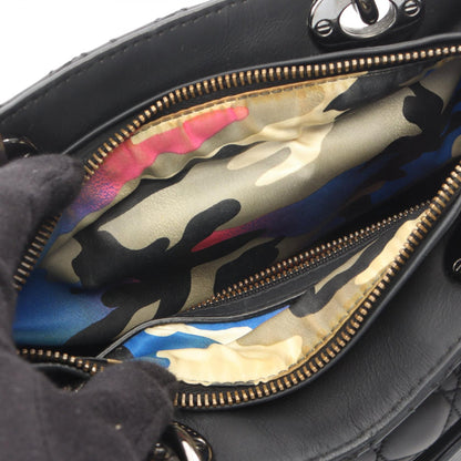 ディオール LADY DIOR レザーハンドバッグ