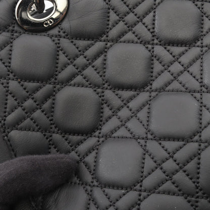 ディオール LADY DIOR レザーハンドバッグ