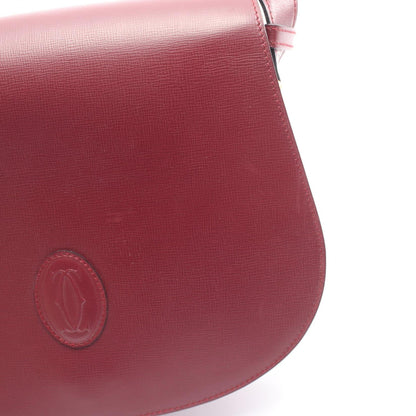 カルティエ マストライン レザーショルダーバッグ