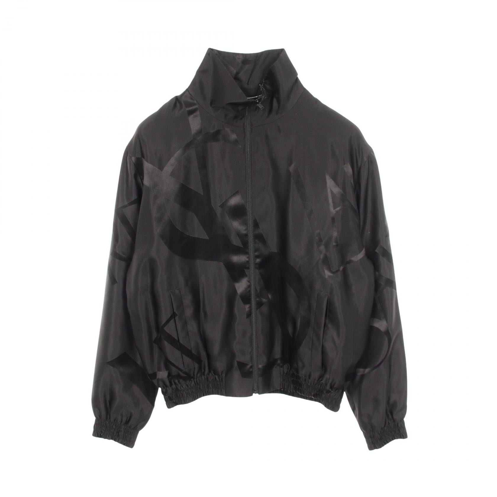 イヴサンローラン Teddy Cassandra Jacket シルクジャケット