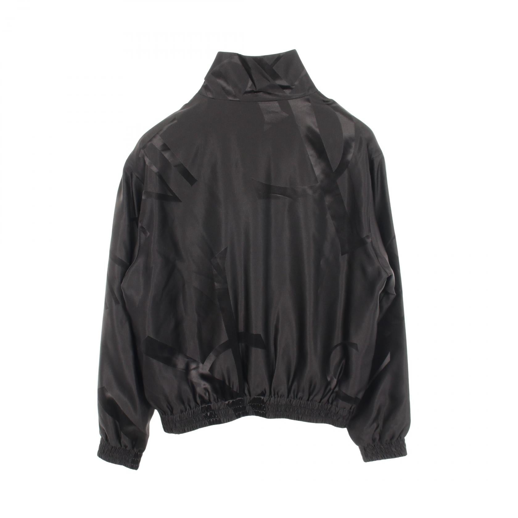 イヴサンローラン Teddy Cassandra Jacket シルクジャケット