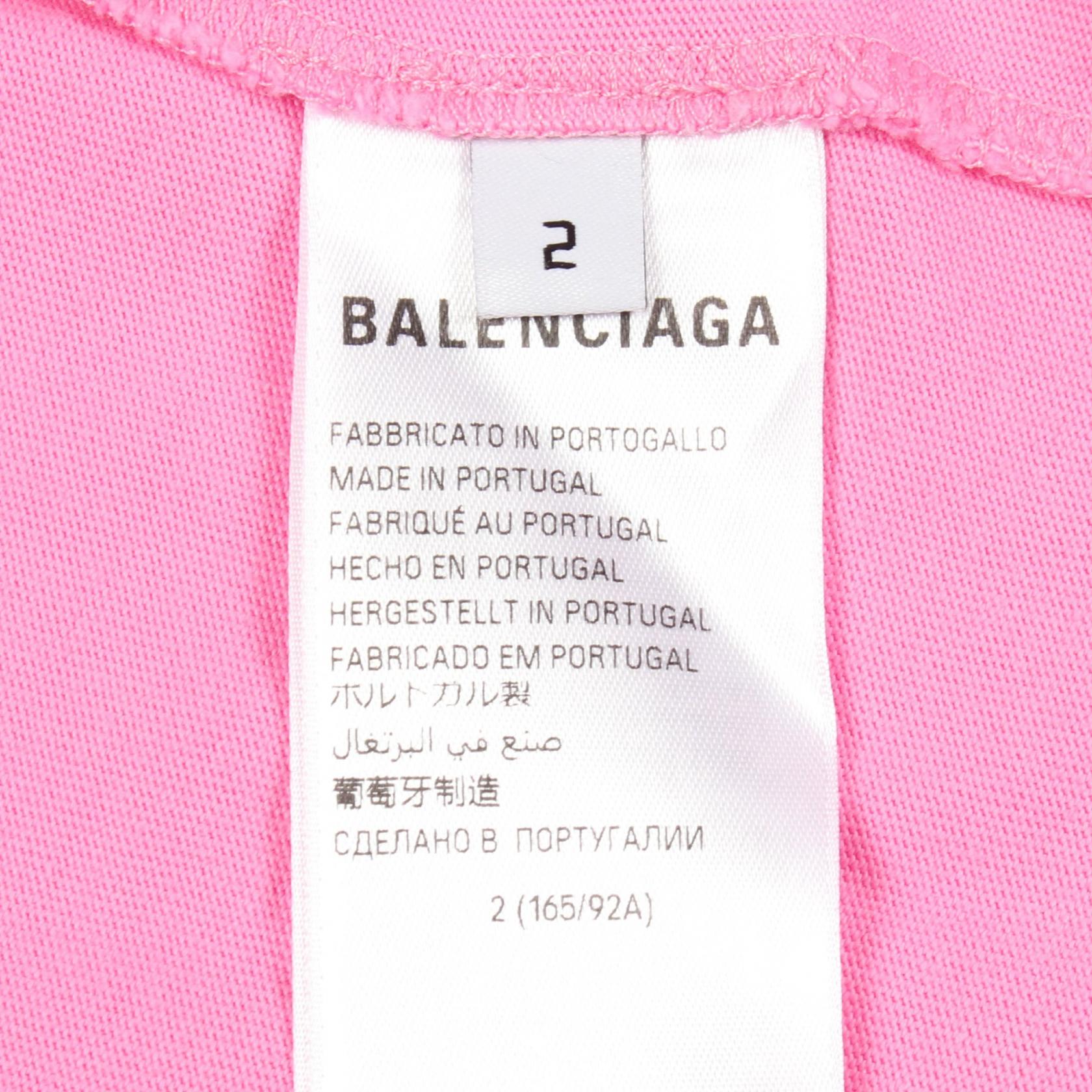 バレンシアガ コットン半袖Tシャツ