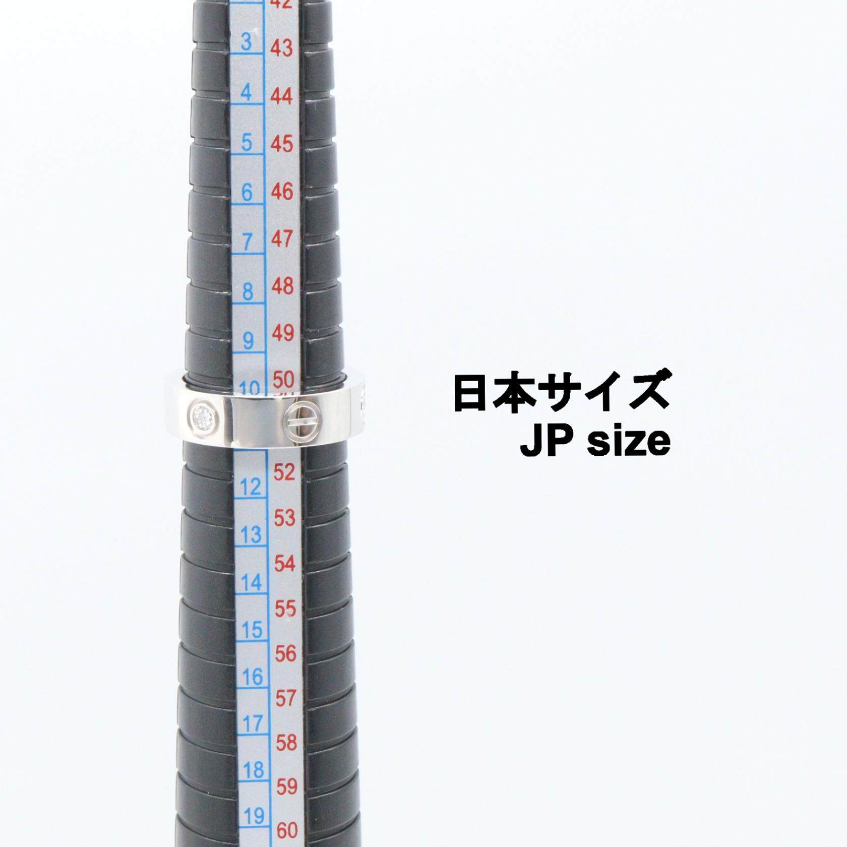カルティエ ラブリング Au750 ダイヤモンドリング 10号