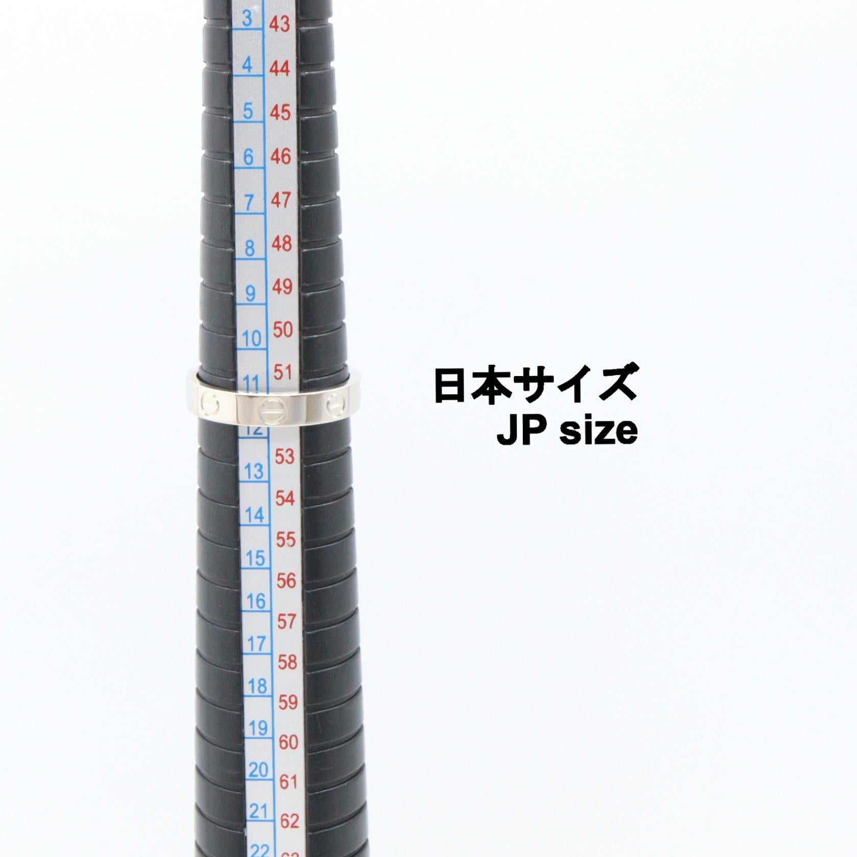 カルティエ ミニラブリング Au750ホワイトゴールド リング 11号