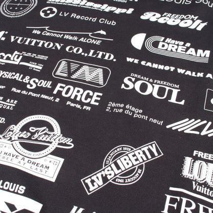 ルイヴィトン オールオーバーロゴプリンテッド コットン 半袖Tシャツ