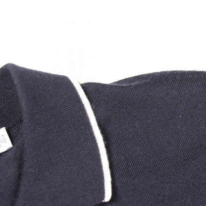 ディオール BEE刺繍 フリル 半袖ニットブラウス