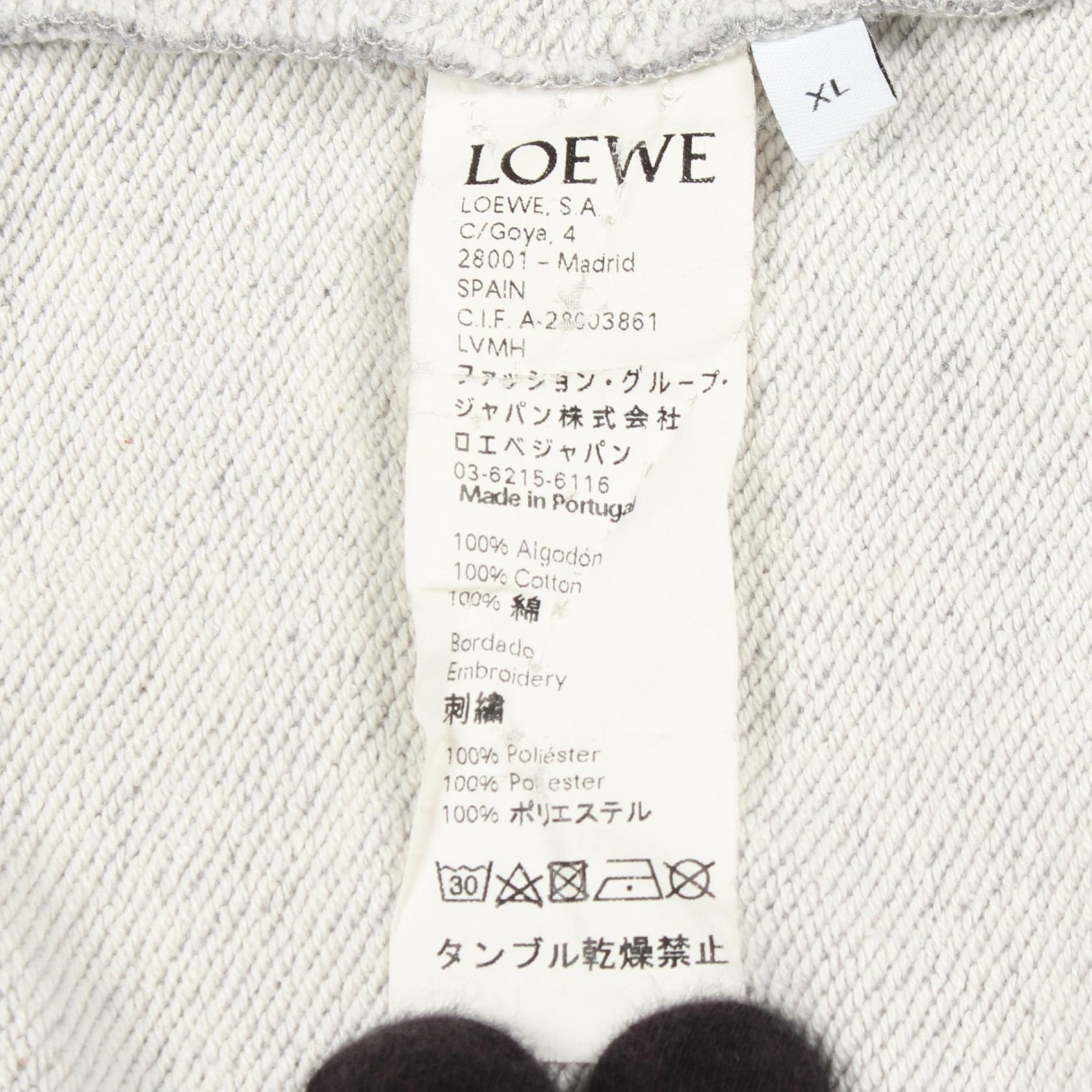 ロエベ 刺繍コットンスウェット
