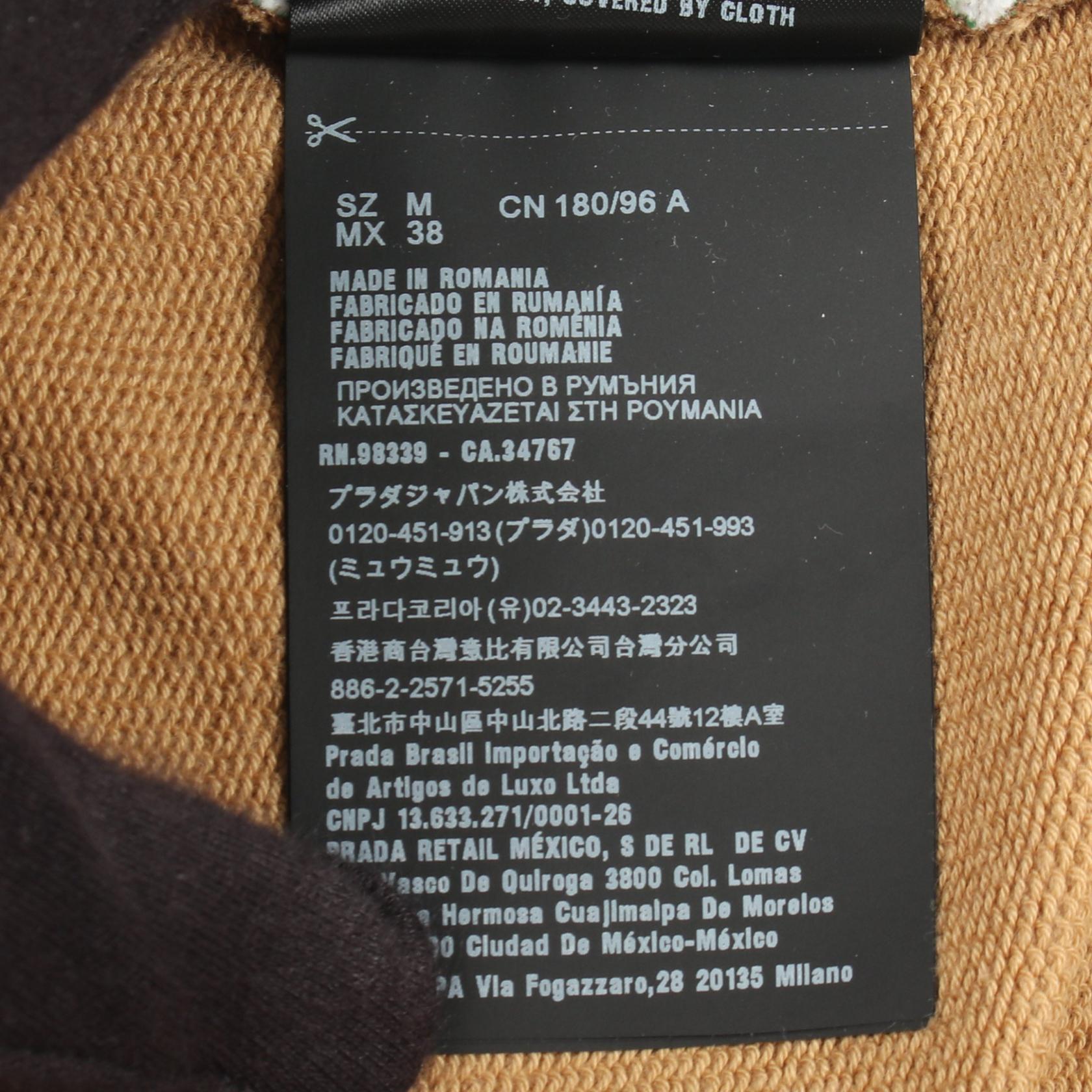 プラダ Futuristic Logo sweater コットン スウェット