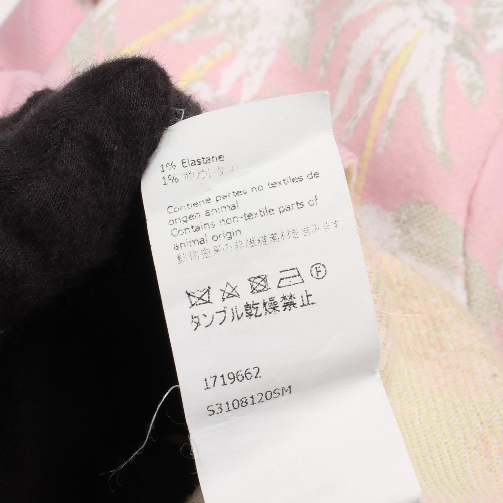 ロエベ フラワー レーヨンウールカーディガン