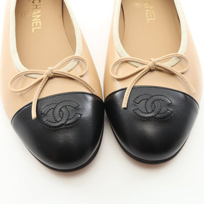 シャネル BALLERINA レザーパンプス