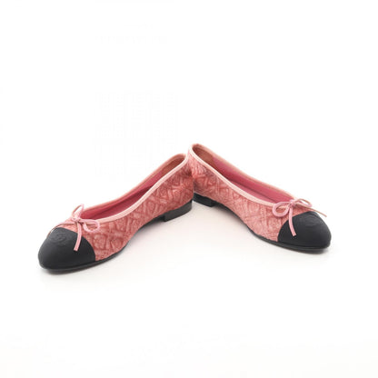 シャネル BALLERINA ファブリック パンプス