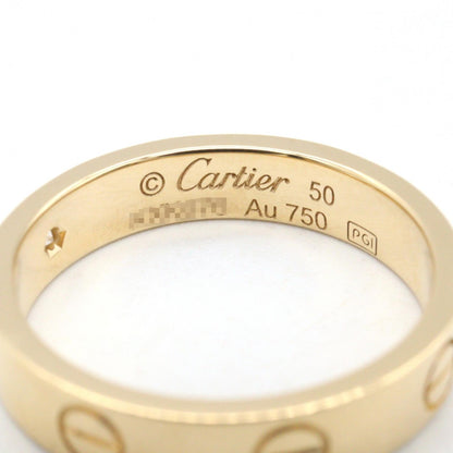 カルティエ ミニラブリング Au750 リング 9号