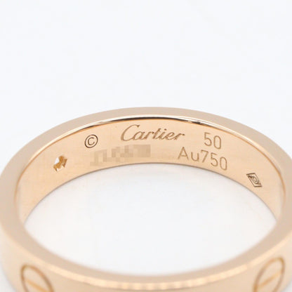 カルティエ ミニラブリング Au750 リング 9号