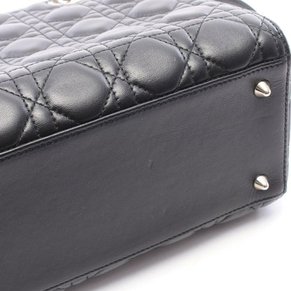 ディオール LADY DIOR レザー2wayハンドバッグ
