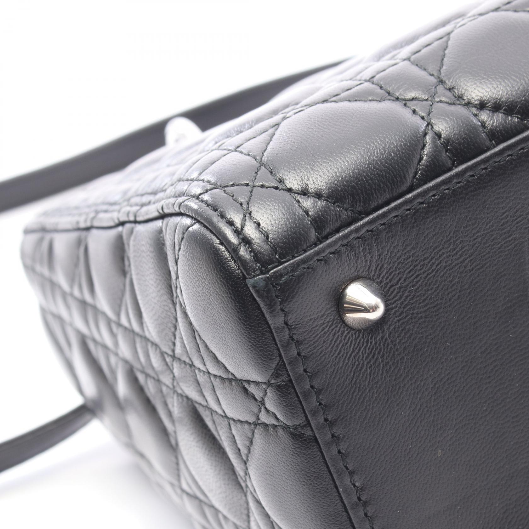 ディオール LADY DIOR レザー2wayハンドバッグ