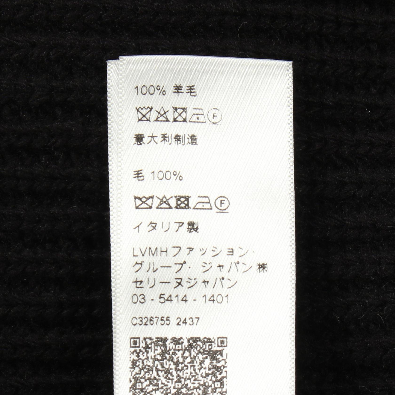 セリーヌ ロゴオーバーサイズ ウールニット