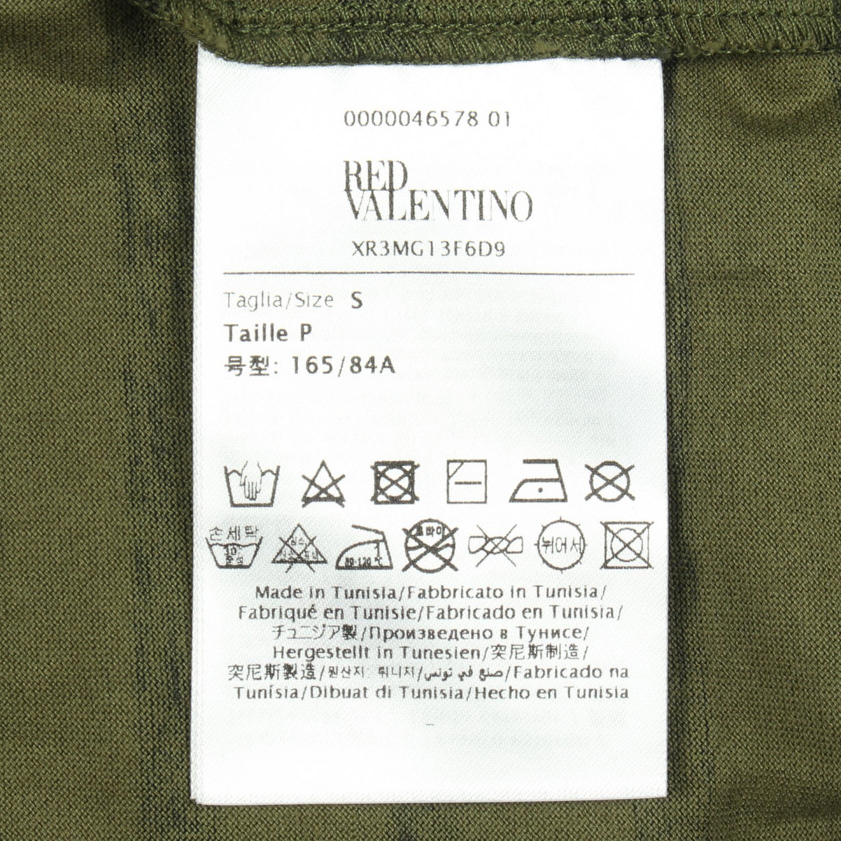 レッドヴァレンティノ コットン半袖Tシャツ