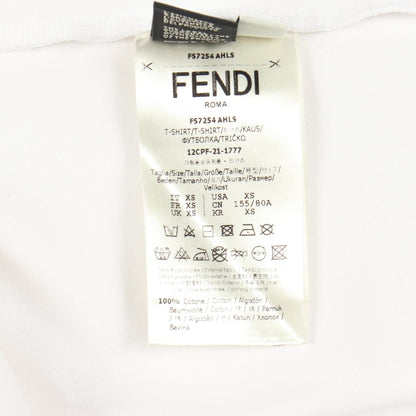 フェンディ エンボスロゴ コットン 半袖Tシャツ