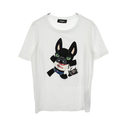 ディースクエアード Dog コットン半袖Tシャツ
