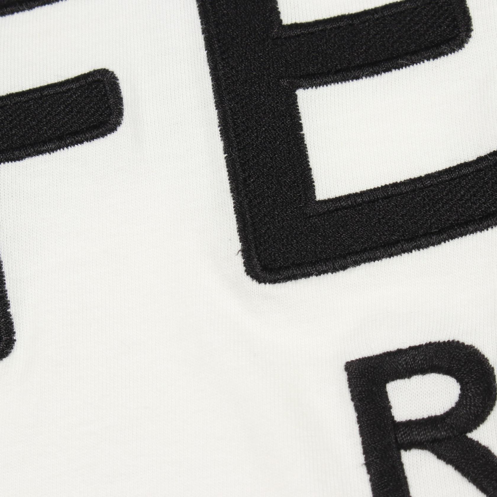 フェンディ ロゴ刺繍 コットン 半袖Tシャツ
