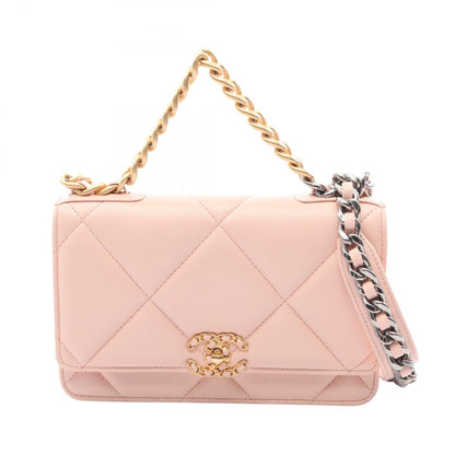 シャネル CHANEL19 ラムスキン 2wayショルダーバッグ