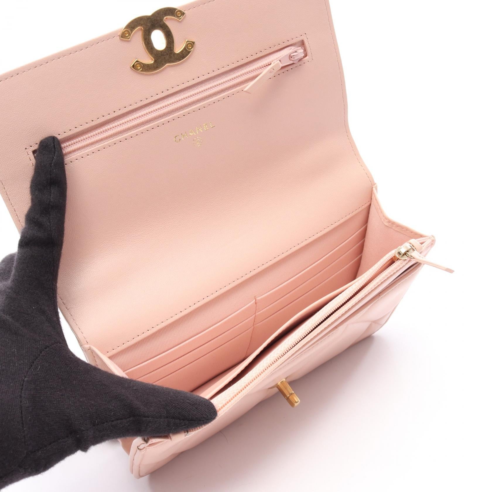 シャネル CHANEL19 ラムスキン 2wayショルダーバッグ