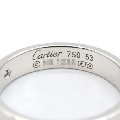 カルティエ ミニラブリング K18WG ダイヤモンド リング 13号
