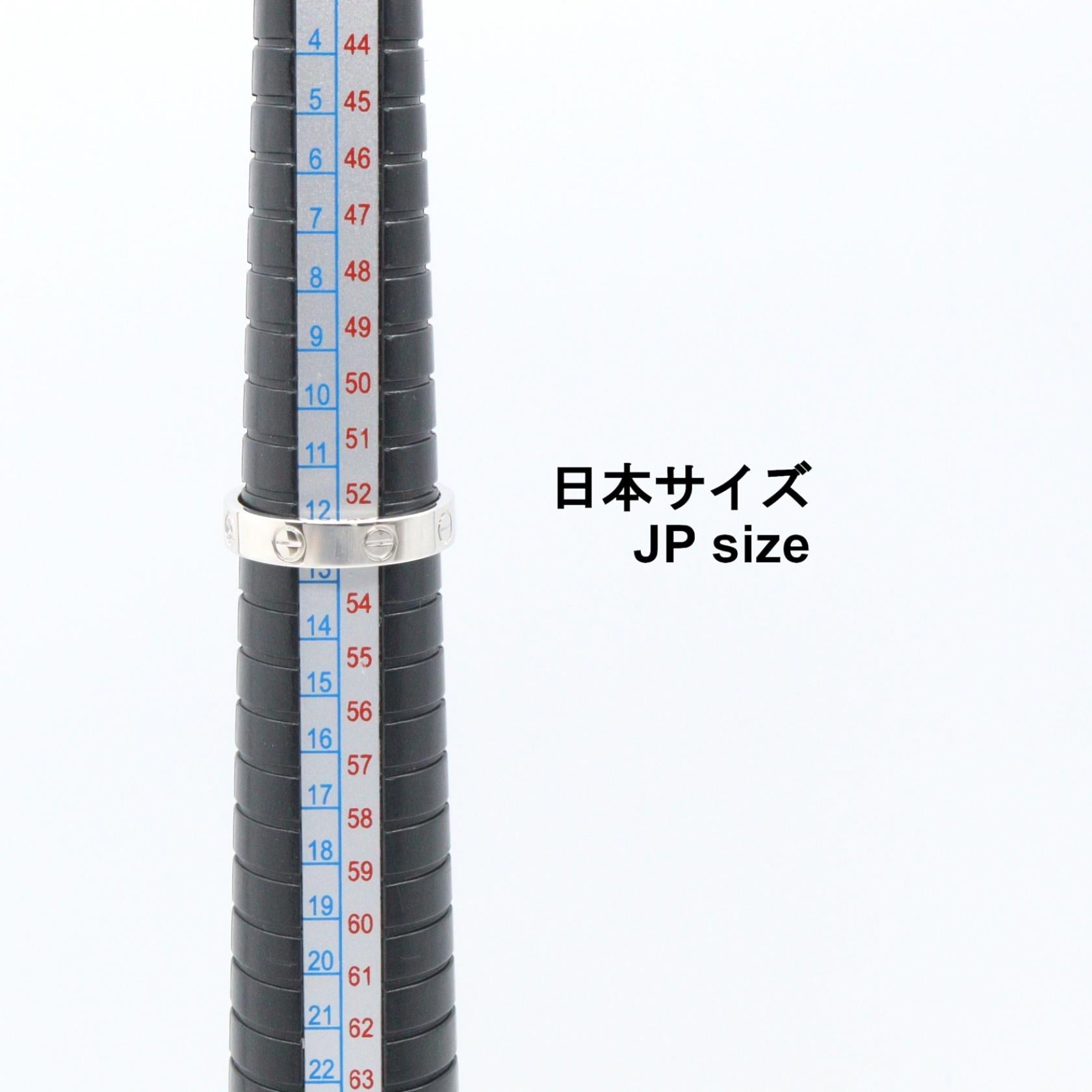 カルティエ ミニラブリング K18WG ダイヤモンド リング 13号
