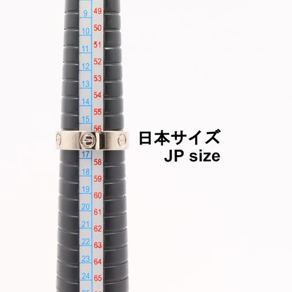 カルティエ ラブ K18ホワイトゴールド リング 17号