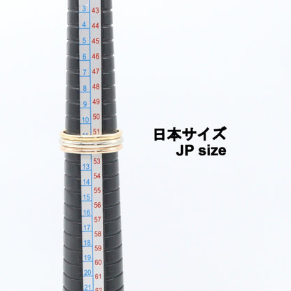 カルティエ 2C トリニティゴールド ダイヤモンドリング 11号