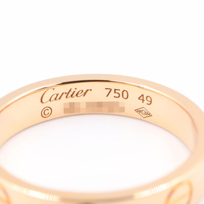 カルティエ ミニラブ Au750リング 49号