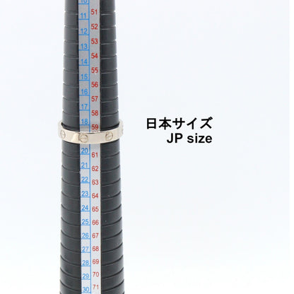 カルティエ ミニラブ Au750ホワイトゴールド リング 18.5号