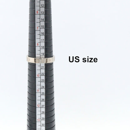 カルティエ ミニラブ Au750ホワイトゴールド リング 18.5号