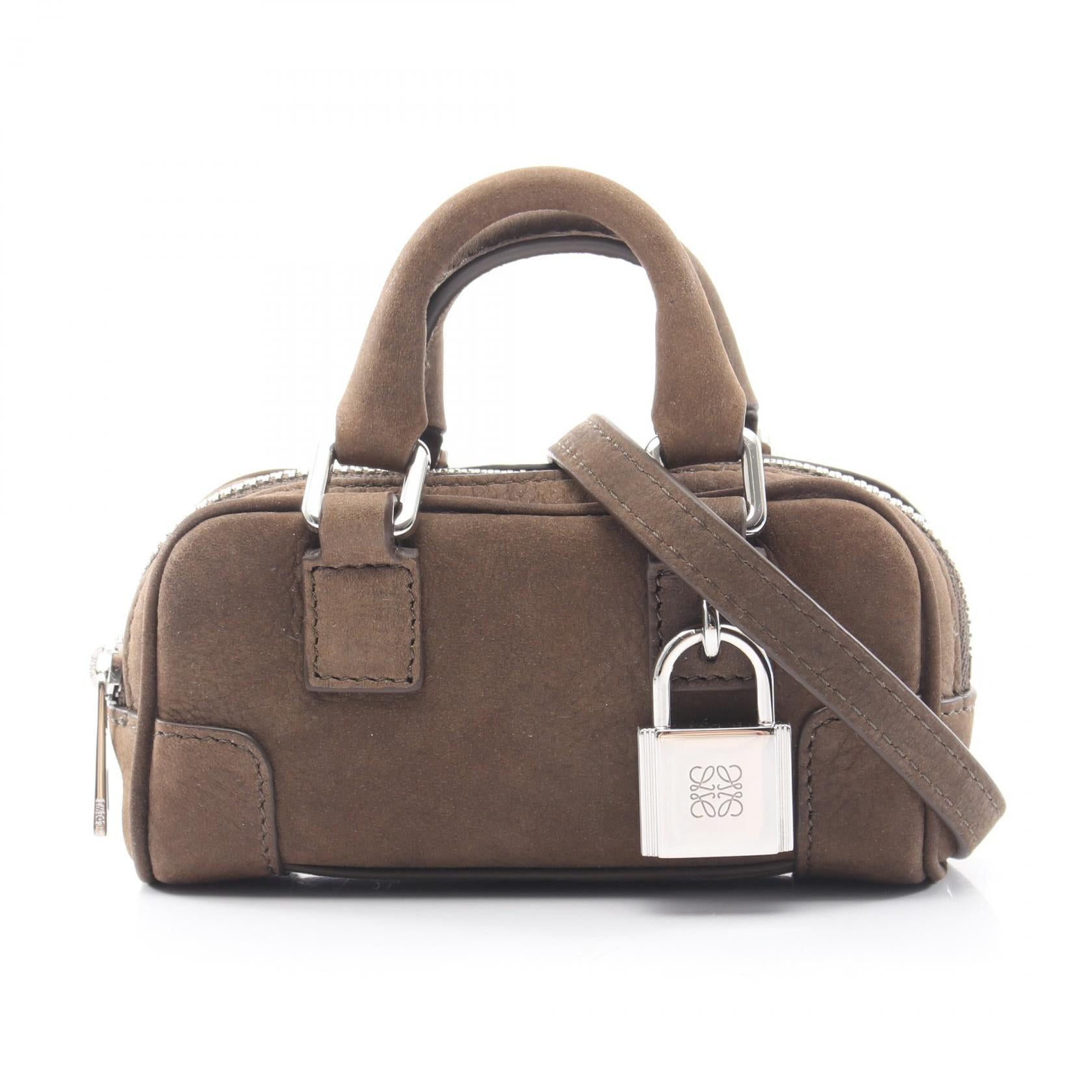 ロエベ アマソナ ナノ レザー2wayハンドバッグ