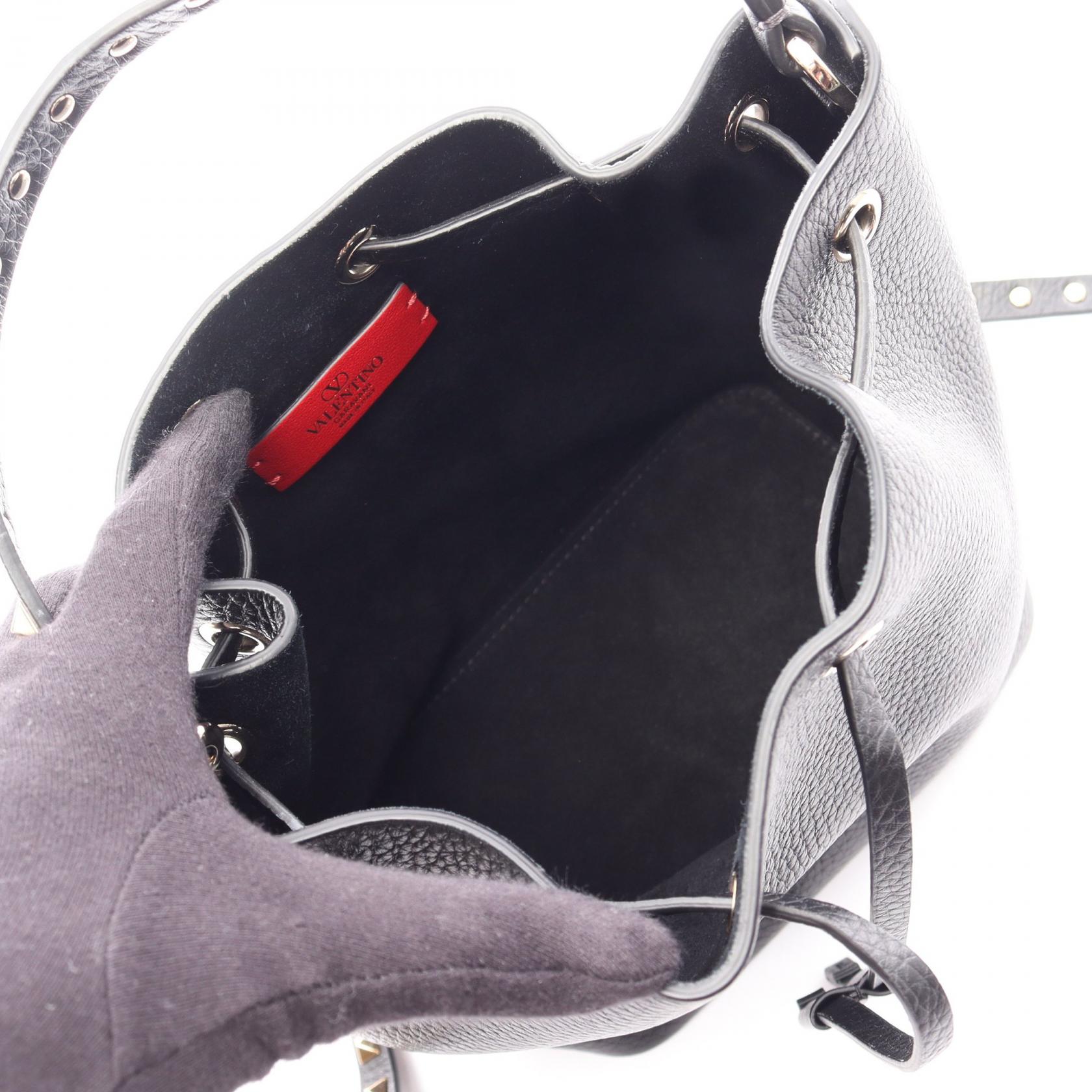 ヴァレンティノガラヴァーニ ロックスタッズ レザー2wayバッグ