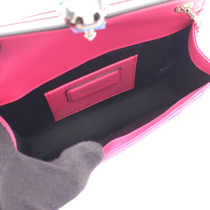 ブルガリ セルペンティ フォーエバー レザーショルダーバッグ