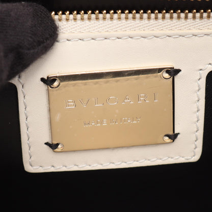 ブルガリ セルペンティ ダイヤモンド ブラスト レザー ショルダーバッグ
