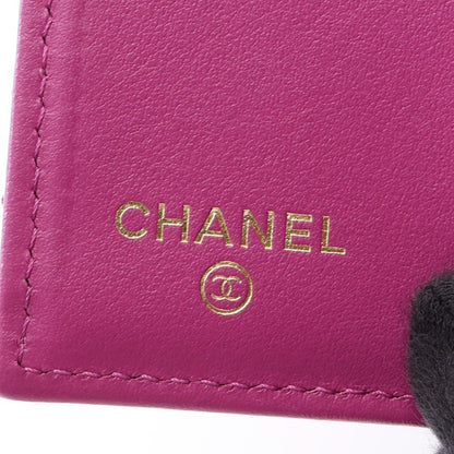 シャネル クラシック スモールフラップウォレット キャビアスキン 三つ折り財布