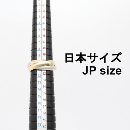 カルティエ トリニティ Au750 リング 51号