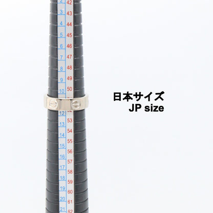 カルティエ ラブ Au750ホワイトゴールド リング 11号