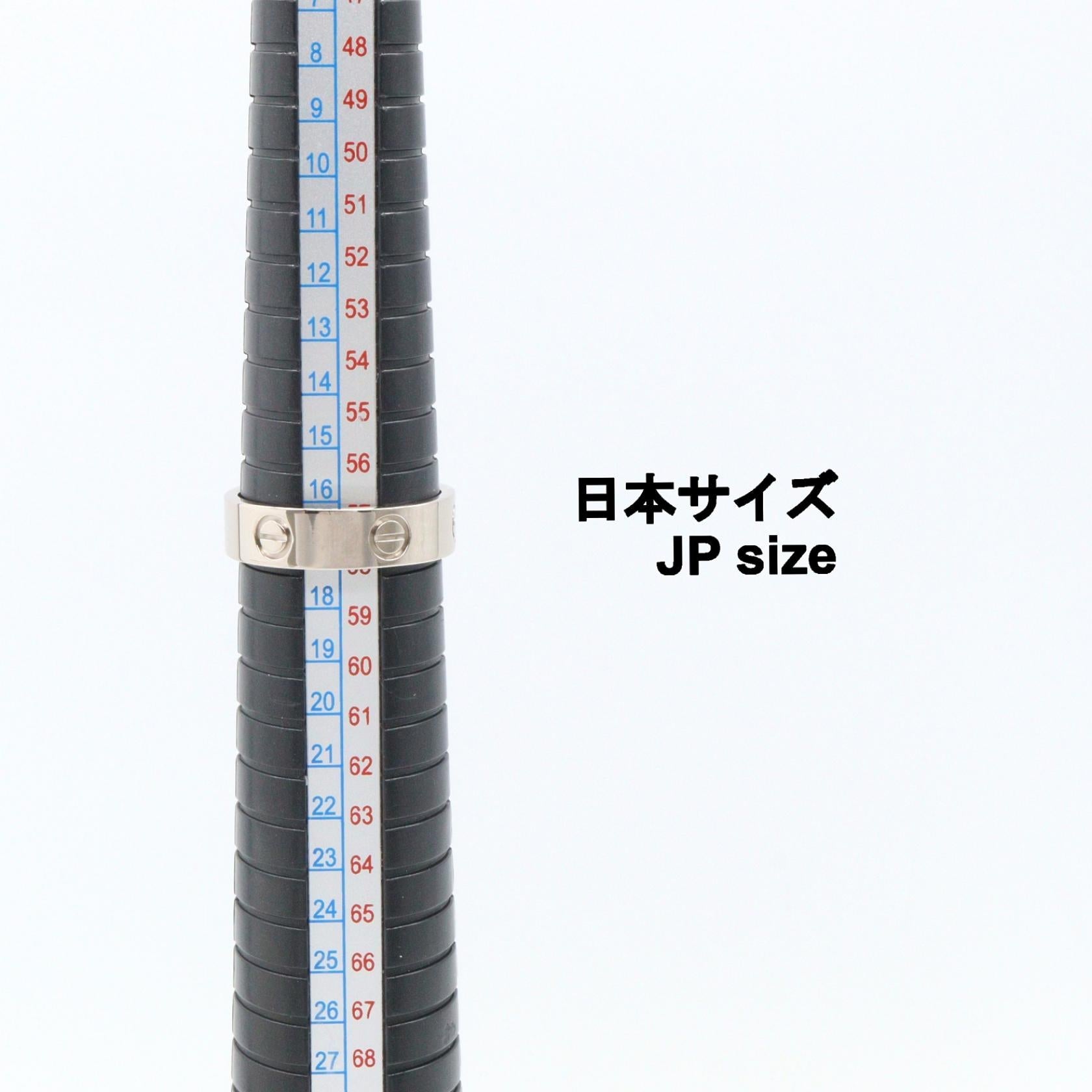カルティエ ラブ K18ホワイトゴールド リング 16.5号