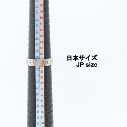 カルティエ ラブ K18ホワイトゴールド リング 16.5号