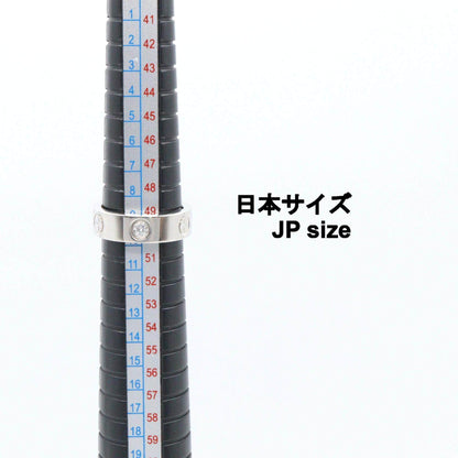 カルティエ ラブ K18WG ダイヤモンド リング 9号