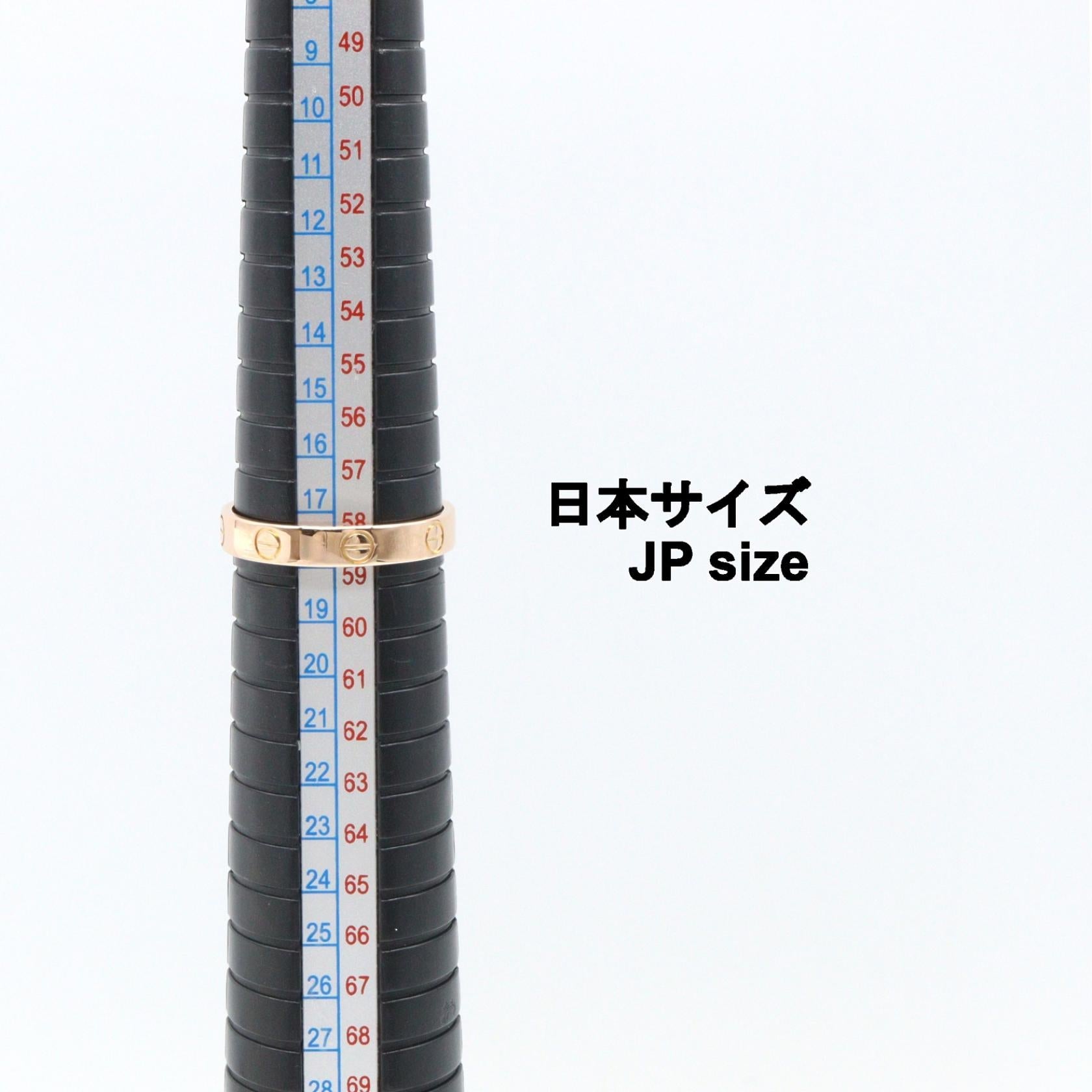 カルティエ ミニラブリング Au750 リング 18号