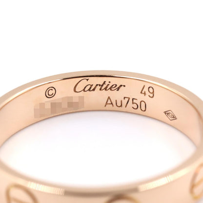 カルティエ ミニラブ Au750 リング 49号