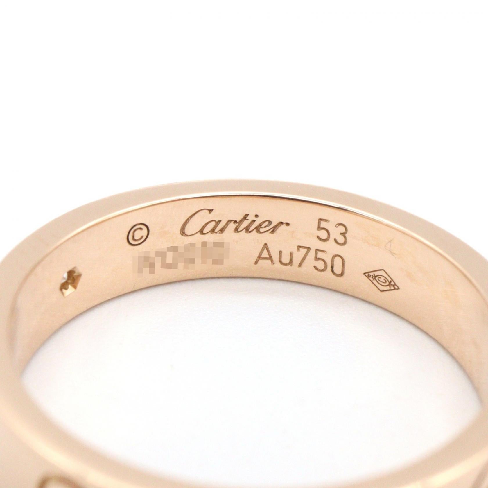 カルティエ ミニラブリング Au750 リング 12号