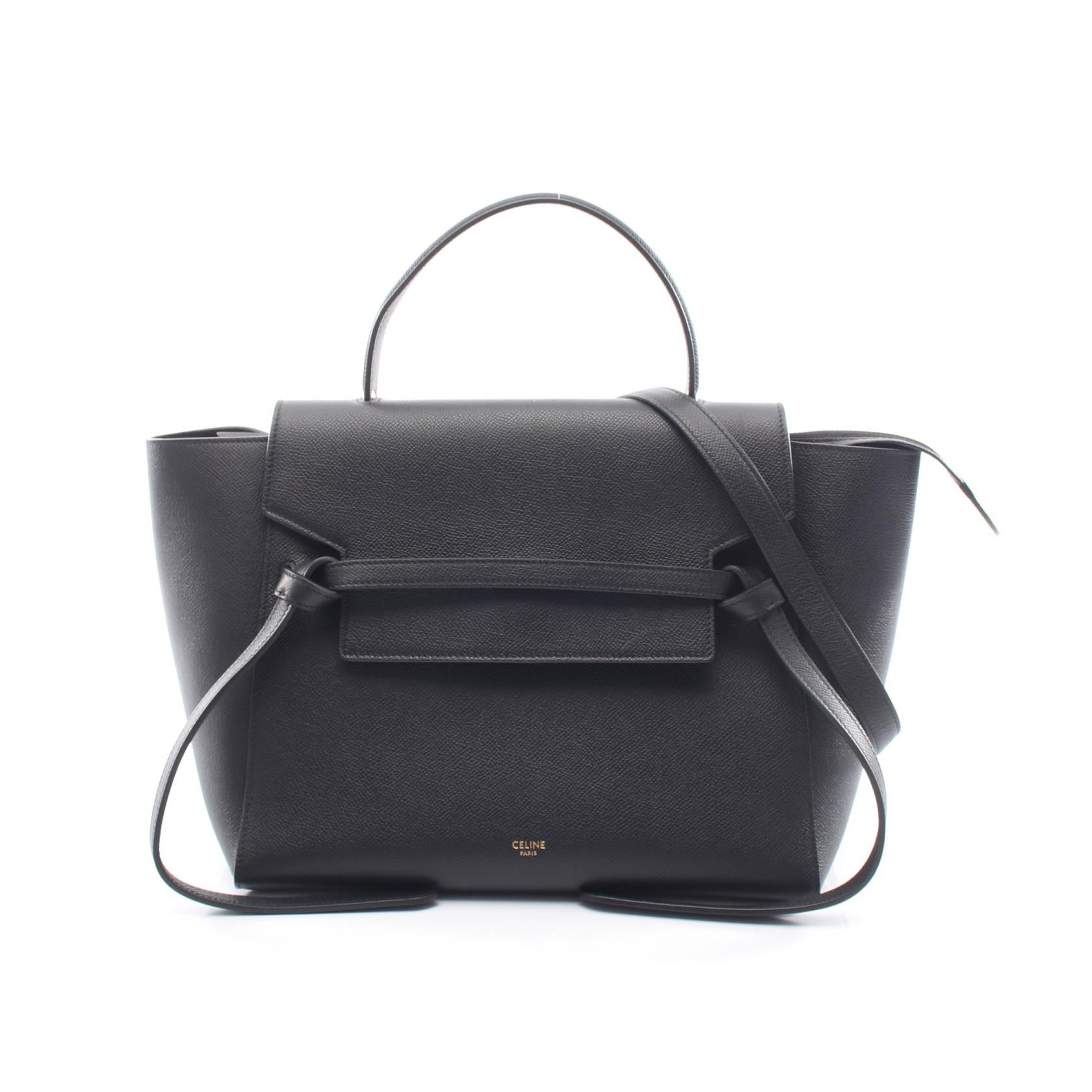 セリーヌ BELT BAG MINI レザー2wayハンドバッグ