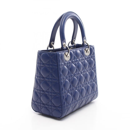 ディオール LADY DIOR レザー ハンドバッグ