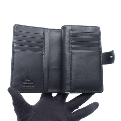 ヴィヴィアンウエストウッド ZIP CARD WALLET レザー二つ折り財布